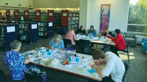 Create a card at Bay College, share some hope, support a veteran.